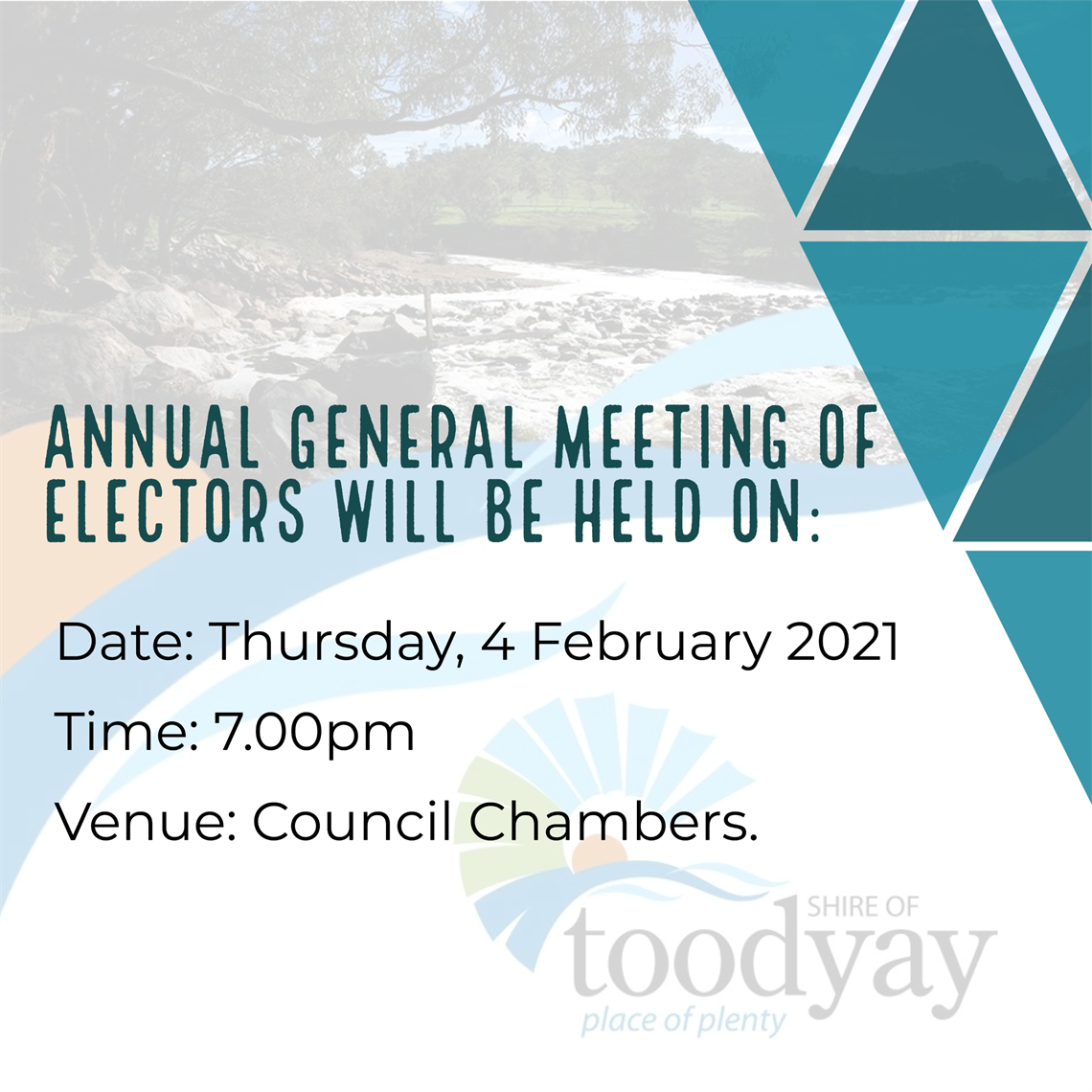 ANNUAL GENERAL MEETING OF ELECTORS 2021