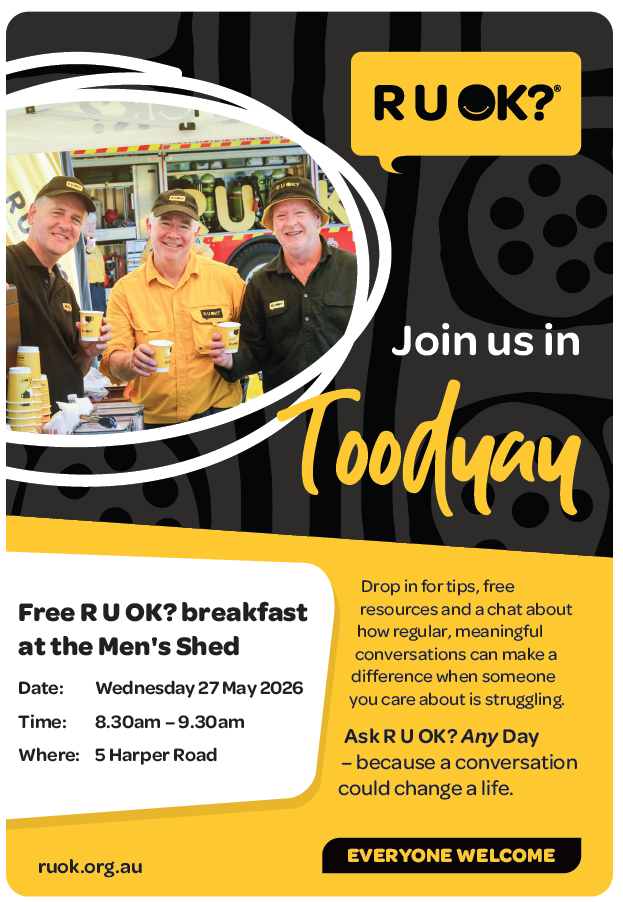 R U OK? Toodyay Breakfast