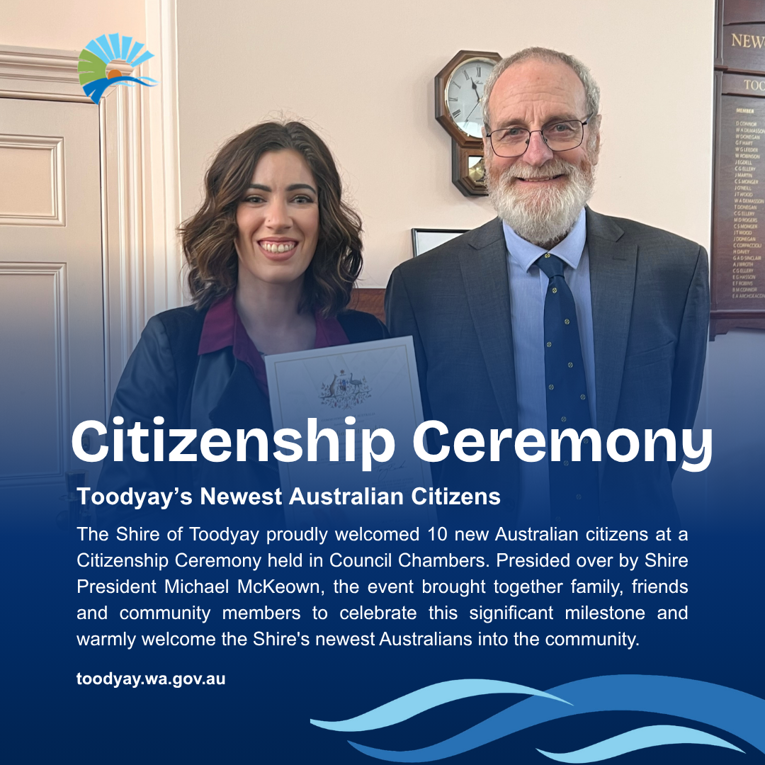 Celebrating Citizenship in Toodyay