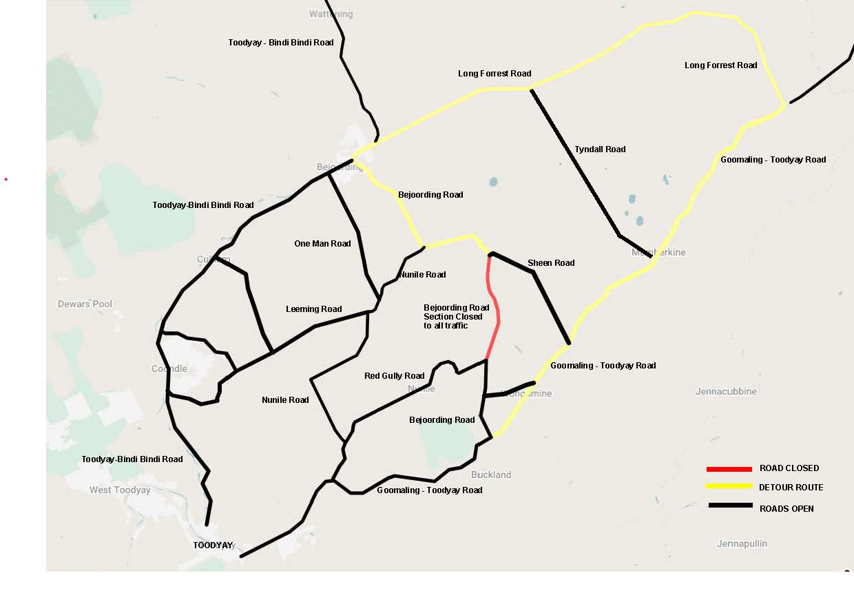 UPDATE: Notice of Temporary Road Closure for Roadworks in October -
