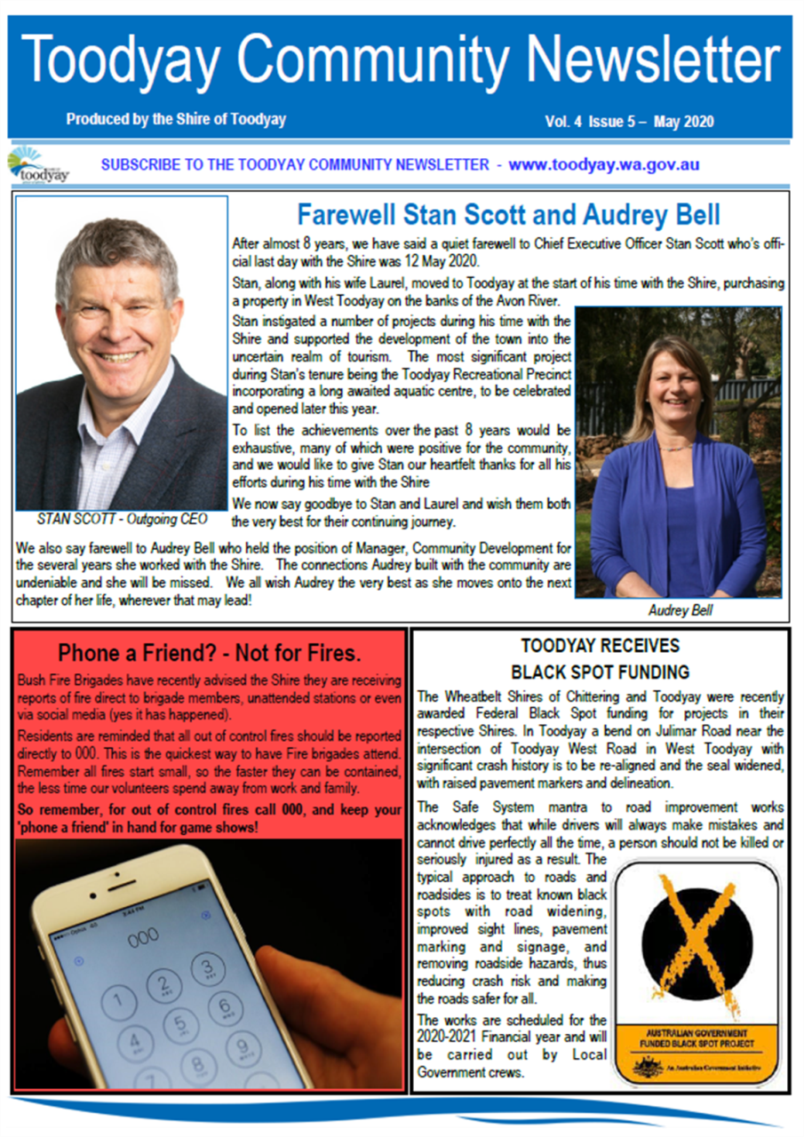 Toodyay Community Newsletter - May 2020