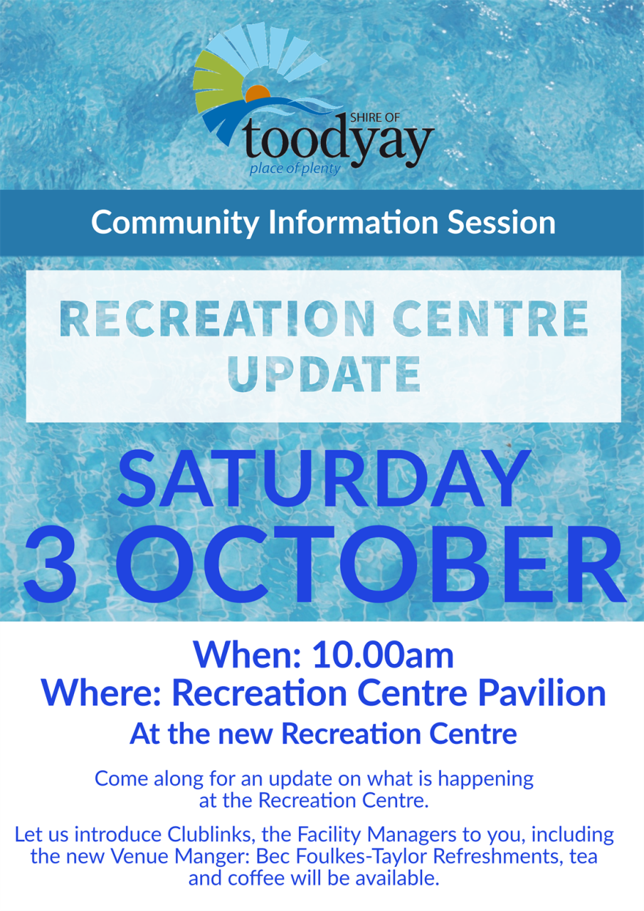 Community Information Session - Recreation Centre Update