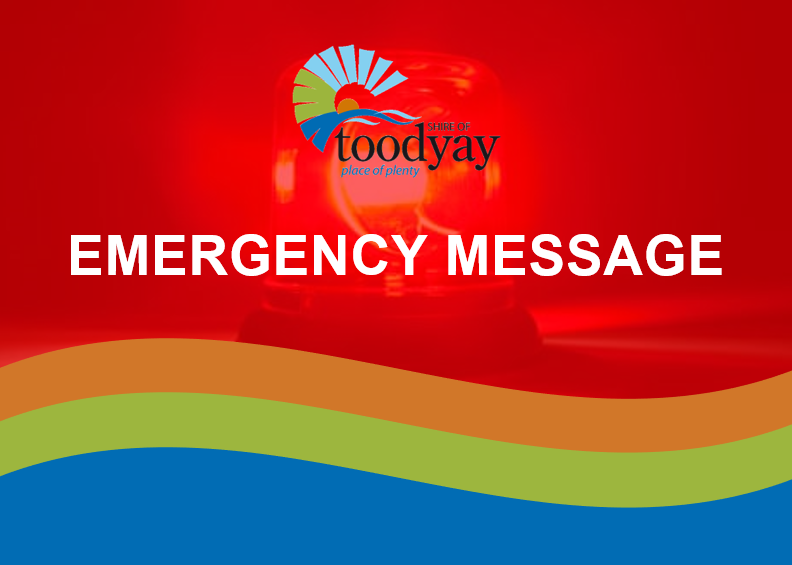 SHIRE OF TOODYAY BUSHFIRE INCIDENT: Information and Updates